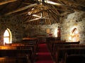 Interior of St PatrickÃ¢â¬â¢s Chapel in Hogsback village, South Africa Royalty Free Stock Photo